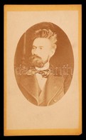 Tóth Ede (1844-1876) Színm?író Eredeti Fotója  Vizitkártya Méretben 7x11 Cm - Autres & Non Classés