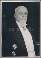 Procopius Béla (1868-1945) Numizmatikus, Athéni Nagykövet Fotója Kitüntetésekkel 1942-b?l. 13x18 Cm - Autres & Non Classés
