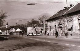 1980 Kecskemét, Batthyány Utca és Kisfaludy Utca, 50 Db Szabadon Felhasználható Vintage Negatív, 24x36 Mm - Otros & Sin Clasificación