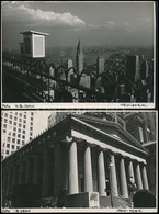 Cca 1930-1940 H. B. Leon: New York, 2 Db Feliratozott Fotó, A Széleken Kis Sérülésekkel, 13×19 Cm - Autres & Non Classés