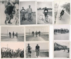 Cca 1967 Pelvássy Ferenc (?-?) Kerékpár Versenyz? Hagyatékából 10 Db Vintage Fotó és 9 Db Vintage Negatív, Amelyek A Ker - Otros & Sin Clasificación