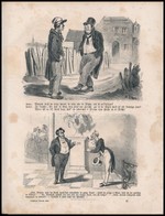 Cca 1860 Judaika Témájú Litográfia   / Judaica Lithography 22x28  Cm - Sonstige & Ohne Zuordnung