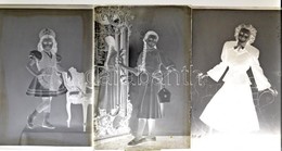 Cca 1950 Fotó-GRÁF Egri M?termében Készült Felvételek, 13 Db üveglemez Negatív, 10x15 Cm - Sonstige & Ohne Zuordnung