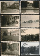 Cca 1930-1960 Pozsonyi Utcarészletek, 11 Db Fotó, Hátuljukon Feliratozva, 6×9 Cm - Autres & Non Classés
