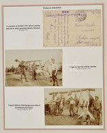 1915 Hadtáp Alakulat Az I. Világháborúban. Két Fotó és Egy Pecsételt Tábori Levél. - Andere & Zonder Classificatie