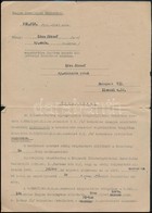 1946-1947 Magyar Honvédelmi Miniszter értesítése 50% Nyugdíj Csökkentésr?l, Az Egyiken Bartóffy Miklós (1882-1964) Vezér - Autres & Non Classés