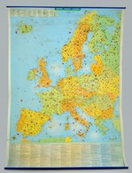 Európa Gazdasági Térképe. 100x140 Cm - Sonstige & Ohne Zuordnung