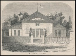 1862 Keszthely, Nemzeti Nyári Színház épülete. Fametszet. 19x14 Cm - Sin Clasificación
