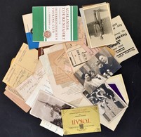 Cca 1900-1960 Vegyes Papírrégiség Tétel: Közte Fotók, Reklám Nyomtatványok, Italcímke, Okmányok - Sin Clasificación