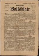 1902 A Temesvarer Volksblatt Május 27-i Lapszáma, Számos érdekes írással - Sin Clasificación