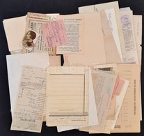 Cca 1920-1960 Vegyes Papírrégiség Tétel: Közte Fotók, Reklám Nyomtatványok, Papírpénzek, Okmányok - Ohne Zuordnung