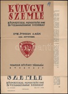 Cca 1930-1940 Széchenyi Istvánról írt Nyotmatvány és Cikkek, összesen 9 Db: Közte Karácsony Sándor: Széchenyi, Magyar Sz - Sin Clasificación