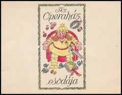 Cca 1930 Az Operaház Csodája. Gyógyszer (Coryfin-bonbon) Humoros, Képregényes Történettel Illusztrált Reklámfüzete. 10p. - Ohne Zuordnung