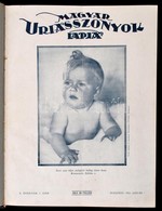 1933 Magyar Úriasszonyok Lapja, X. évf. 1-18. Sz. Szerk.: Kertész Béla. Kopottas Félvászon-kötésben. - Ohne Zuordnung