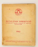 1943 OMVESZ általános Ismertet? Magyarország üdülési, Nyaralási és Sportolási Lehet?ségeir?l, Térképe Ismertet? Füzet - Sin Clasificación