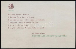 1947 A Magyar Athletikai Szövetség újévi üdvözl?lapja - Ohne Zuordnung