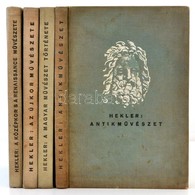 Hekler Antal Négy Könyve: Antik M?vészet, A Magyar M?vészet Története, A Középkor S A Renaissance M?vészete, Az újkor M? - Sin Clasificación