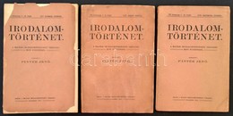 1917-1918 Irodalomtörténet 3 Száma. Szerk.: Pintér Jen?. 1917. November-december, VI. évf. 9-10. Füzet,  1918, Január-fe - Non Classés