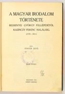 Pintér Jen?: A Magyar Irodalom Története I. (Bessenyei György Fellépését?l Kazinczy Ferenc Haláláig. ) Budapest, 1913, S - Non Classés