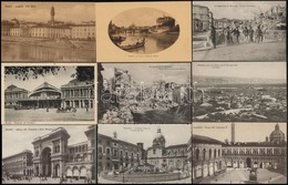 ** * 81 Db Régi Olasz Városképes Lap / 81 Pre-1945 Italian Town-view Postcards - Non Classificati