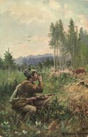 ** 17 Db Régi állat és Vadász Motívumlap / 17 Pre-1945 Animal And Hunter Motive Cards - Non Classificati