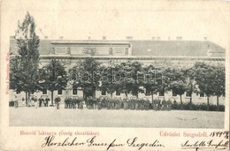 T2/T3 1899 Szeged, Honvéd Laktanya ?rség Elosztáskor. Weiss & Dreykurs (r) - Sin Clasificación