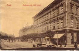 * T3 1907 Arad, Andrássy Tér Déli Oldala, Gyógyszertár A Magyar Koronához. W.L. 508. / Square, Pharmacy (EB) - Sin Clasificación