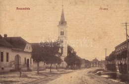 T2/T3 Hosszúfalu, Satulung (Négyfalu, Sacele); F? Utca, Református Templom. 247. St. K. Kiadása / Main Street, Calvinist - Ohne Zuordnung