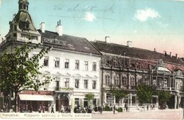 T2 1910 Kolozsvár, Cluj; Nagy Gábor Központi Szállodája, Bánffy Palota, Medgyesy és Nyegrutz és Biasini Sándor üzlete /  - Ohne Zuordnung