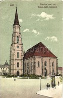 T2/T3 Kolozsvár, Cluj; Biserica Rom. Cat. / Római Katolikus Templom. Ferenczi Kiadása / Catholic Church (EK) - Non Classés