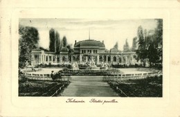 * T2/T3 Kolozsvár, Cluj; Sétatéri Pavilon. W. L. Bp. 6383. 1910. / Promenade Pavilion, Park (EK) - Ohne Zuordnung