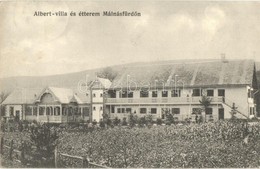 T2 1911 Málnásfürd?, Malnas Bai; Albert Villa és étterem. Gyulai Ferenc Kiadása / Villa And Restaurant - Non Classés