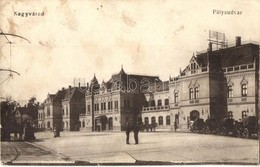 ** T2/T3 Nagyvárad, Oradea; Vasútállomás / Railway Station / Bahnhof (fa) - Ohne Zuordnung