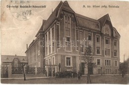 * T2/T3 1914 Szatmárnémeti, Satu Mare; M. Kir. állami Polgári Fiúiskola / Boy School (fa) - Ohne Zuordnung