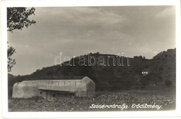 ** T2/T3 Szinérváralja, Seini; Er?dítmény, Betonbunker. Fotó Kósa / Concrete Bunker (EK) - Ohne Zuordnung