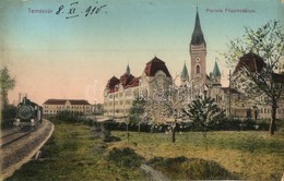 T2 1910 Temesvár, Timisoara; Piarista F?gimnázium, G?zmozdony / Grammar School, Locomotive - Ohne Zuordnung