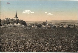 * T2 Bán, Trencsénbán, Bánovce Nad Bebravou; Látkép, Templom. Béress E. Fia Kiadása / General View, Church - Sin Clasificación