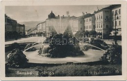 T2/T3 Besztercebánya, Banska Bystrica; F? Tér, Rák Szálló, Juraj Laco üzlete  / Main Square, Shop, Hotel (EK) - Sin Clasificación