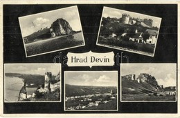 T3 Dévény, Theben A. D. Donau, Devín; Vár / Castle, Multi-view (Rb) - Non Classés