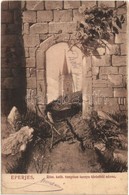 T2 1910 Eperjes, Presov; Római Katolikus Templom Tornya Távlatból. Divald Károly Fia / Church Tower - Sin Clasificación