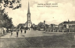 T2 Érsekújvár, Nové Zamky; Tér és Templom / Square And Church - Unclassified