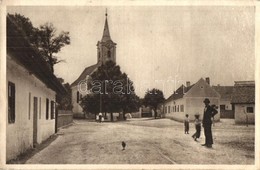 ** T2/T3 Felbár, Horny Bar; Utcakép Templommal / Street View With Church (EK) - Unclassified