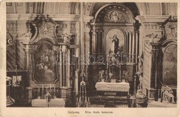 T2/T3 1916 Ipolyság, Sahy; Római Katolikus Templom, Bels? / Church Interior (EK) - Sin Clasificación