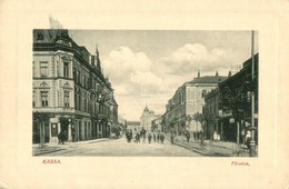 T2/T3 1911 Kassa, Kosice; F? Utca, Gyógyszertár (gyógytár). W.L. Bp. 6207. / Main Street With Pharmacy (EK) - Sin Clasificación