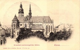 T2/T3 Kassa, Kosice;  Erzsébet Székesegyház, Kiadja László Béla / Cathedral - Sin Clasificación