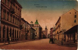 T2/T3 Kassa, Kosice;  Kossuth Lajos Utca, Fritsche Vilmos Europa Kávéháza / Street, Café Europa (EK) - Sin Clasificación