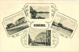 * Komárom, Komárno - 6 Db Régi Városképes Lap / 6 Pre-1945 Town-view Postcards - Sin Clasificación