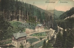 T2/T3 1910 Körmöcbánya, Kremnitz, Kremnica; Zólyomvölgy. Holzmann Gyula Kiadása / Zvolen Valley (kopott Sarkak / Worn Co - Non Classificati