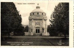 T2/T3 Krasznahorkaváralja, Krásnohorské Podhradie; Andrássy Mauzóleum. Fuchs József Kiadása / Mausoleum (Rb) - Non Classificati