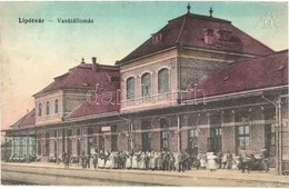 T2 1914 Lipótvár, Újvároska, Leopoldov; Vasútállomás / Bahnhof / Railway Station - Sin Clasificación